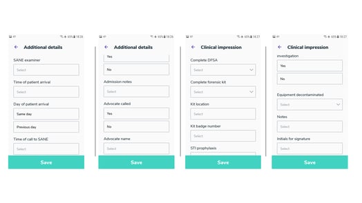 SANE Clinical scenario