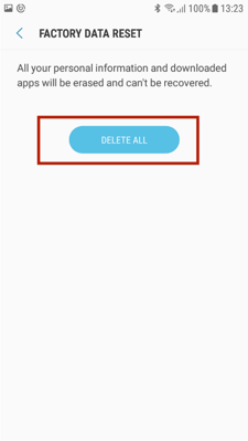 delete all